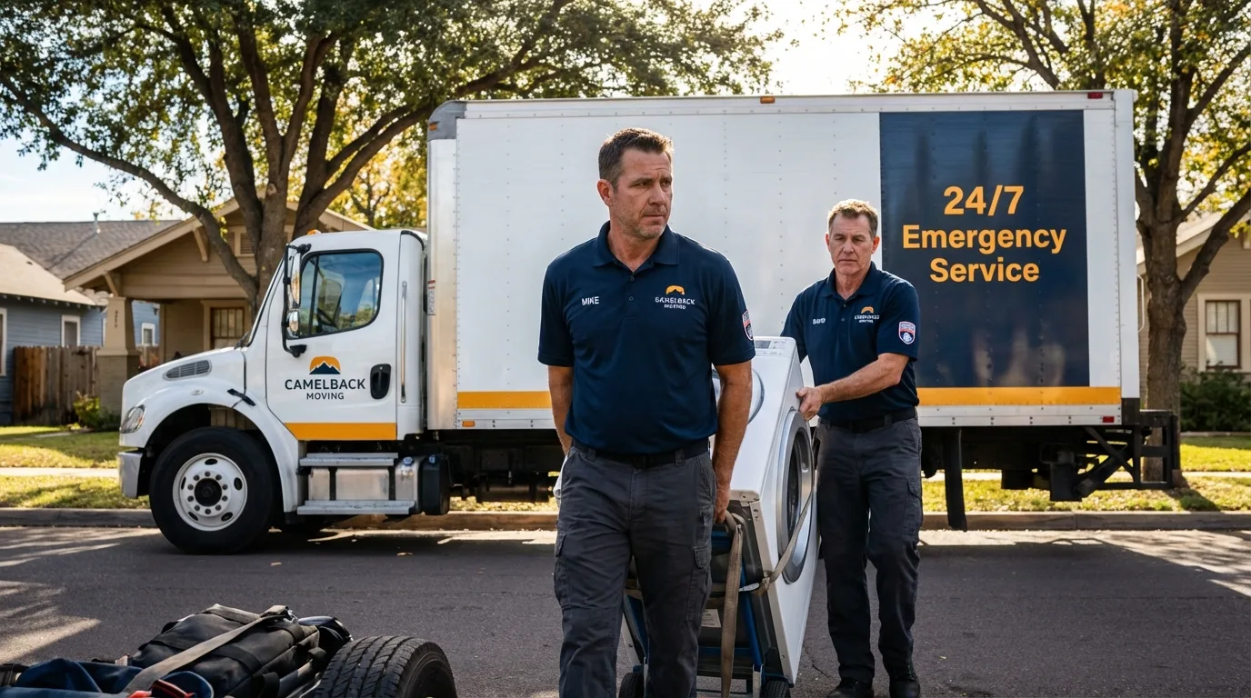 CamelBack Moving crew loading furniture in Malad City, ID