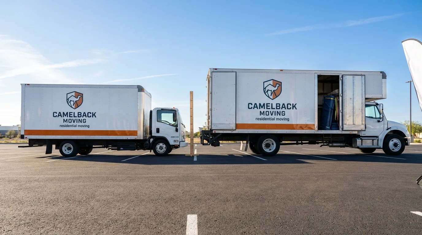 Moving truck size capacity guide in Malad City